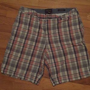 Plaid shorts sz 35